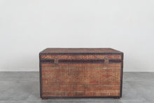 Vintage Moroccan chest  H 18.8 inches x W 32.2 inches x D 18.1 inches