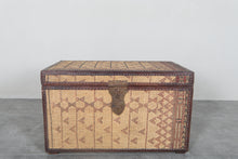 Vintage Moroccan chest  H 18.8 inches x W 31.4 inches x D 18.1 inches