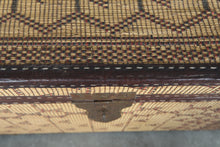 Vintage Moroccan chest  H 18.8 inches x W 31.4 inches x D 18.1 inches