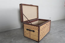 Vintage Moroccan chest  H 18.8 inches x W 31.4 inches x D 18.1 inches