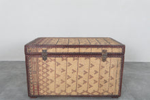 Vintage Moroccan chest  H 18.8 inches x W 31.4 inches x D 18.1 inches