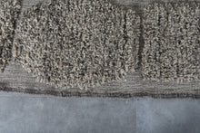 Stone Gray Moroccan Rug - Textured Geometric Beni Ourain Wool Rug - Custom size