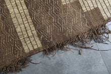 Large Tuareg Rug 10.3 x 15 ft – Handwoven Beige Brown Geometric Desert Mat