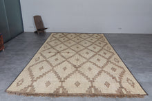 Tuareg Rug - Handwoven 8x14 ft | Timeless Diamond Design