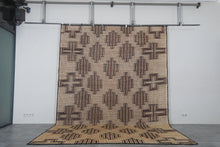 Large Tuareg Mat 9.7 x 14 ft – Handwoven Nomadic Tribal Floor Mat