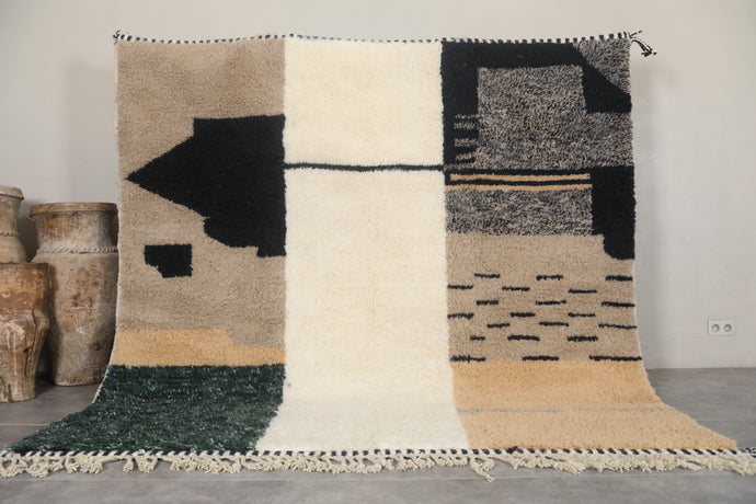 Handmade Moroccan Area Rug - Abstract Custom Design