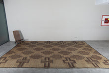 Large Tuareg Mat 9.7 x 14 ft – Handwoven Nomadic Tribal Floor Mat