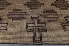Large Tuareg Mat 9.7 x 14 ft – Handwoven Nomadic Tribal Floor Mat