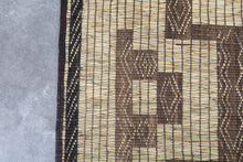 Large Tuareg Rug 10.2 x 14.9 ft – Handwoven Sahara Mat in Natural Fibers with Tribal Pattern