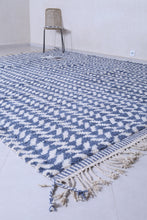 Moroccan blue rug - Berber Moroccan Rug - Custom Rug