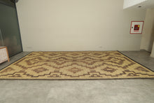 Tuareg mat rug - Handwoven tribal design - 10.2 ft X 16.5 ft