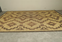 Tuareg mat rug - Handwoven tribal design - 10.2 ft X 16.5 ft