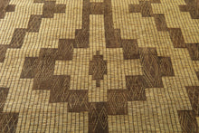 Tuareg mat rug - Handwoven tribal design - 10.2 ft X 16.5 ft