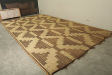 Tuareg rug – Handwoven beige & brown mat - 10.3 ft X 17.5 ft