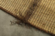 Minimalist tuareg rug - Beige with tribal brown motifs - 9.1 ft X 15 ft