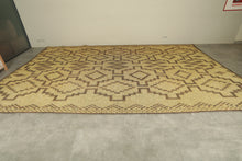 Tuareg rug - Handwoven geometric diamond pattern - 10.3 ft X 16.3 ft