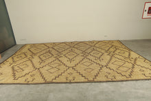 Authentic tuareg mat - Geometric diamond pattern - 8 FT X 15.8 FT