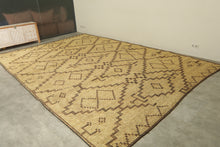 Authentic tuareg mat - Geometric diamond pattern - 8 FT X 15.8 FT