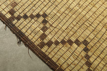 Authentic tuareg mat - Geometric diamond pattern - 8 FT X 15.8 FT