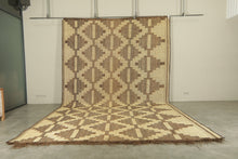 Large tuareg rug – Handwoven 9.7x16.3 ft geometric mat