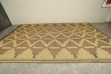 Large tuareg rug – Handwoven 9.7x16.3 ft geometric mat