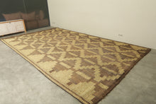 Large tuareg rug – Handwoven 9.7x16.3 ft geometric mat