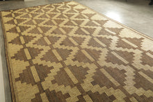 Large tuareg rug – Handwoven 9.7x16.3 ft geometric mat