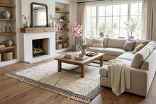 Moroccan Plain Rug - Handwoven Berber Carpet