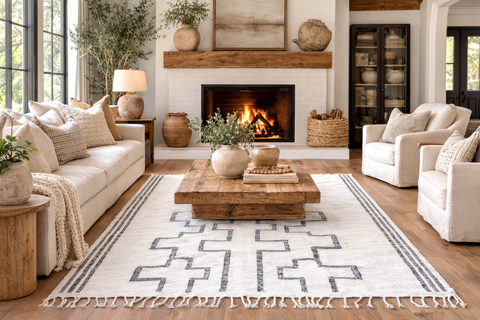 Handmade Moroccan rug - Custom rug -  Wool rug