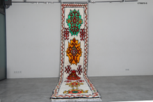 Colorful moroccan runner rug  – Handmade vintage style runner-Custom size rug