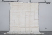 Ivory Moroccan rug – Handmade Beni Ourain wool rug– Custom size