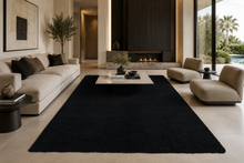 Black Kilim Rug - Kilim Rugs Morocco - Flat Woven Kilim Rug - Custom Size Rug