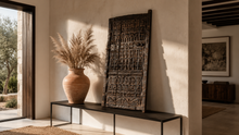 Vintage African wood door 2 ft x 4 ft