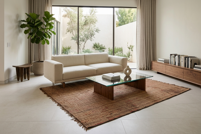 Tuareg Rug - 5.8x8.3 Ft | Authentic Handwoven Saharan Style