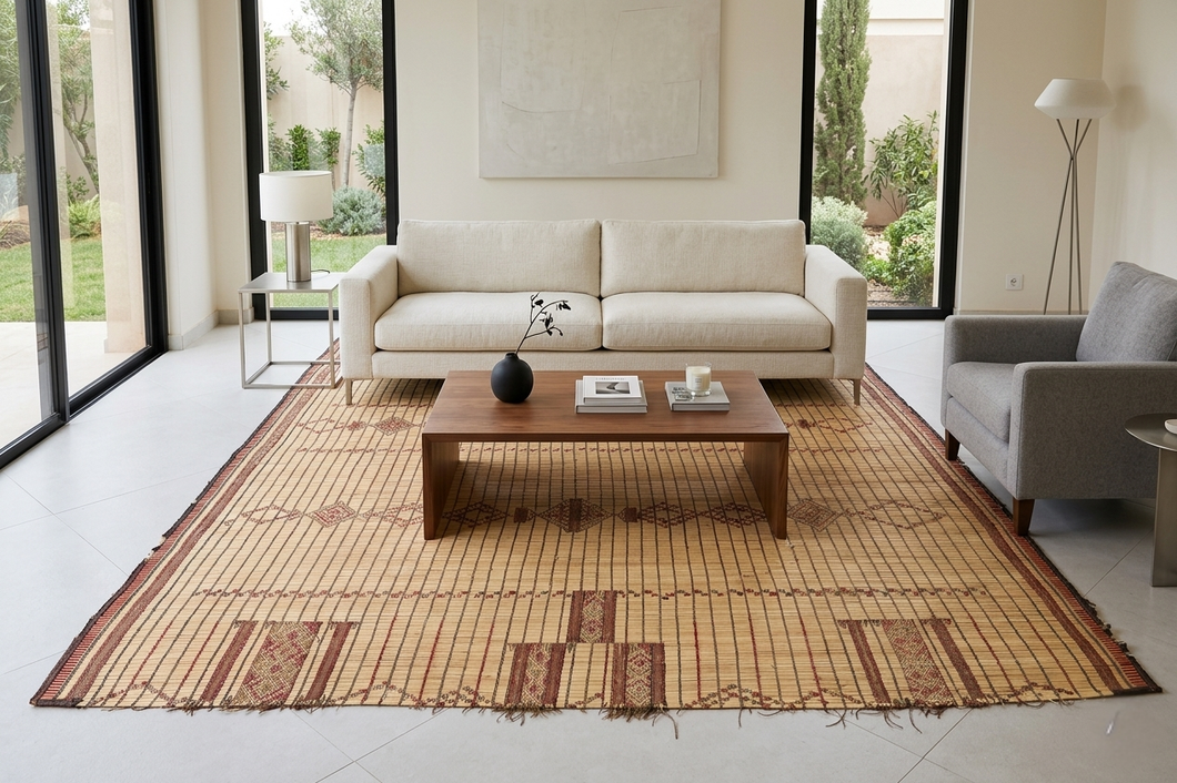 Tuareg Rug - 6 x 8.5 Feet | Handwoven Tribal Decor