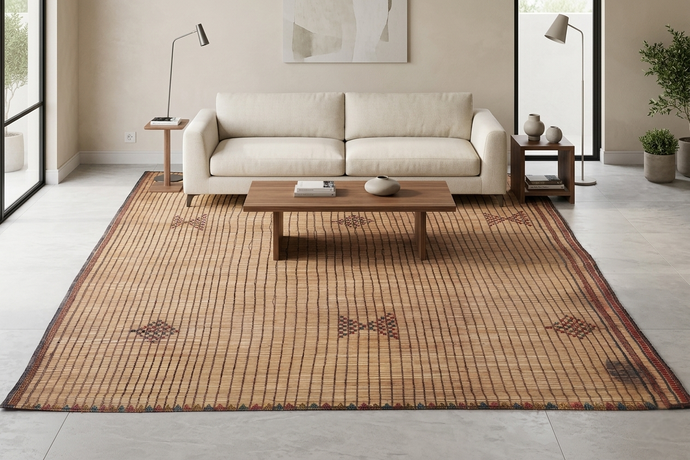 Tuareg Rug - 6.1 x 8.1 Feet | Authentic Saharan Handmade