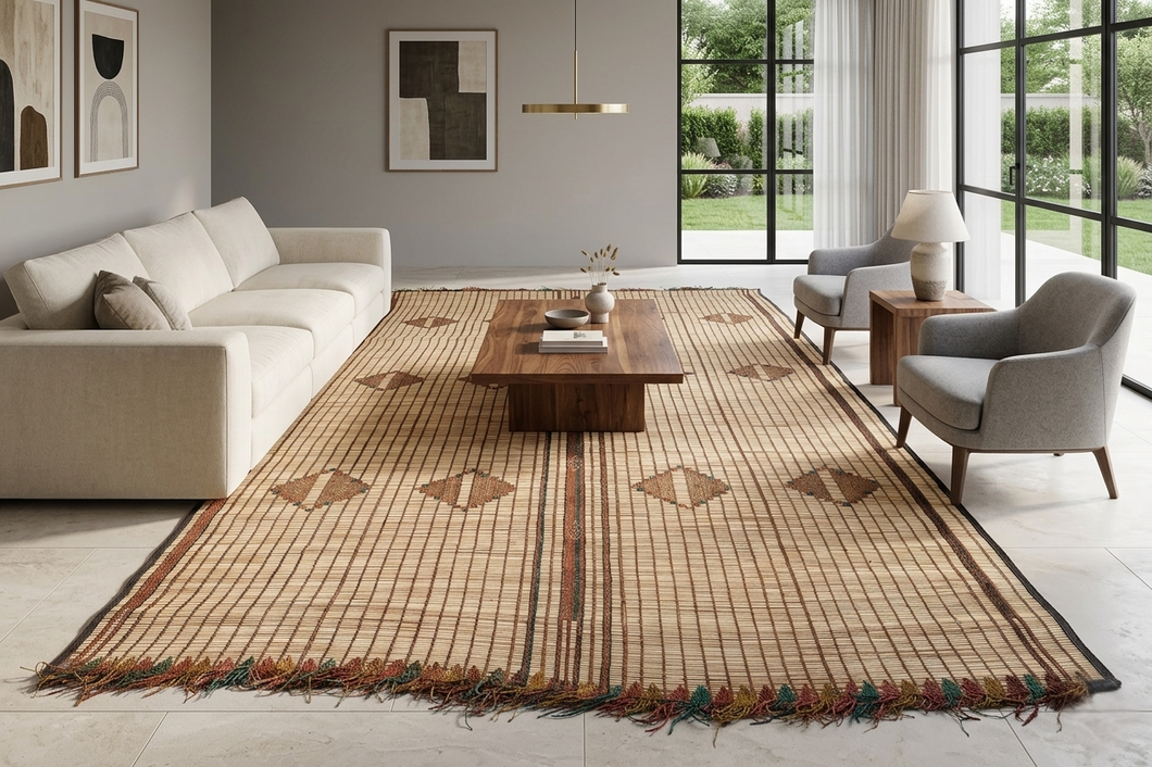 Tuareg Rug - 6 x 10.9 Feet | Handwoven Saharan Decor