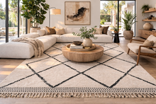 Handmade Beni Ourain Rug - Custom Berber Wool Carpet | Timeless Elegance