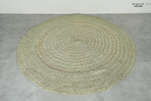 Round Moroccan hassira - 7.1 ft