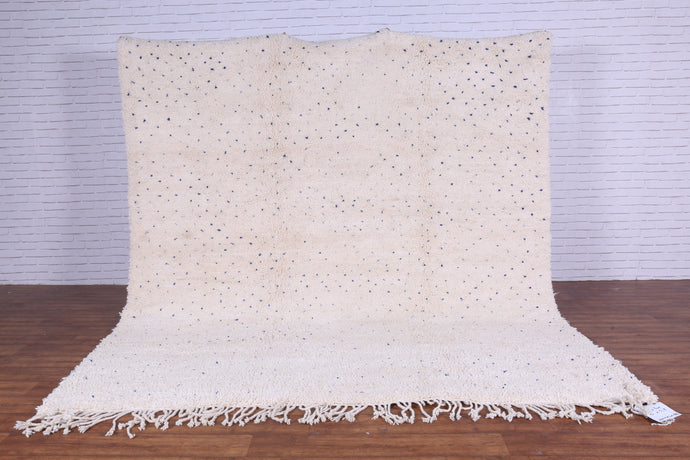 Minimalist Hand-Knotted Moroccan Rug – Custom Berber Wool Carpet