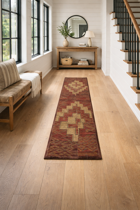 Tuareg Runner Rug 1.8 x 7.1 ft - Handwoven Saharan Design