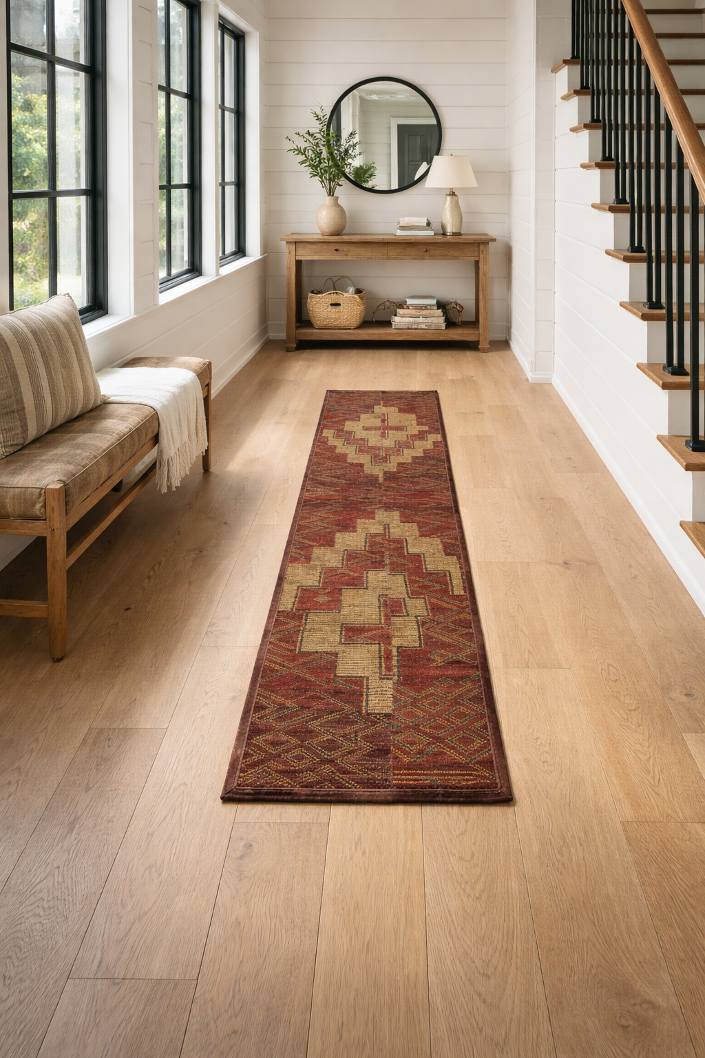 Tuareg Runner Rug 1.8 x 7.1 ft - Handwoven Saharan Design