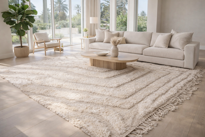 Custom Moroccan Berber Rug - Handmade Shag Carpet