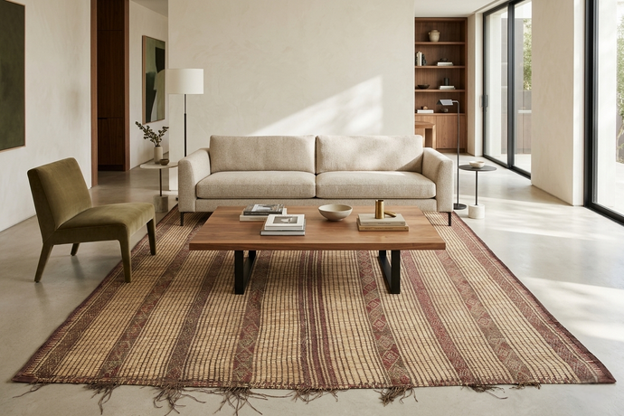 Tuareg Rug - Handwoven 6.8 FT X 8.2 FT | Vintage Decor
