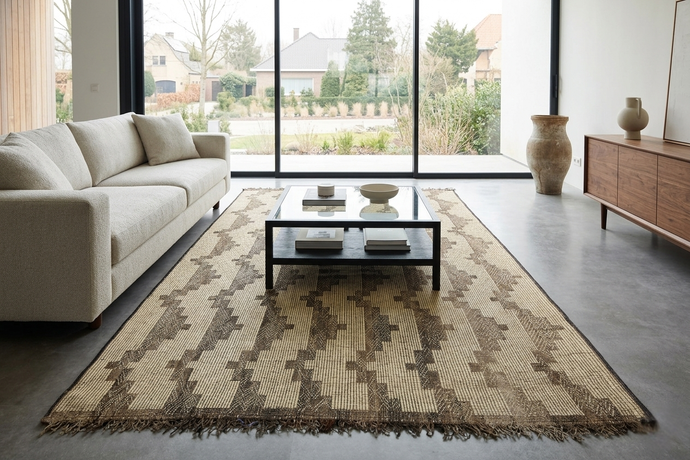 Tuareg Rug 6.7x11.1 ft Handwoven African Mat