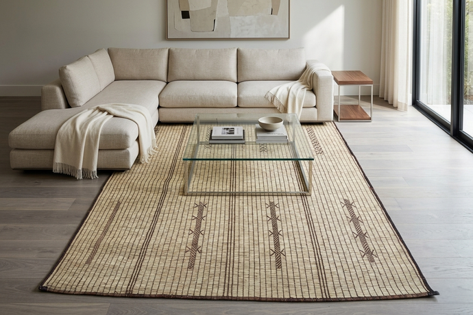 Tuareg Rug 6.4x10.1 ft | Authentic Handwoven Tribal Mat