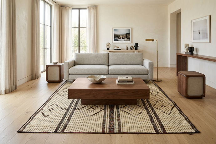 Authentic Tuareg Rug - 5.5 x 7.7 Feet | Handwoven Masterpiece