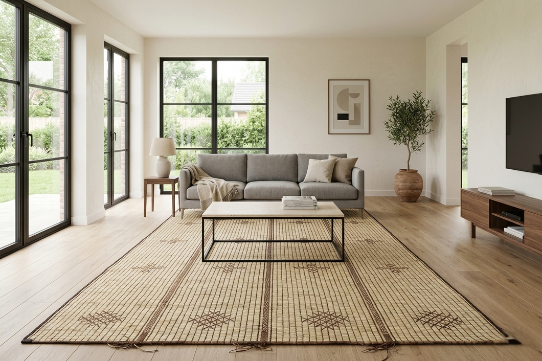 Tuareg Rug - Handwoven 6.9x10.1 ft | Elegant Design