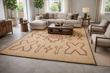 Tuareg Rug 10 x 14.5 ft - Large Handwoven Saharan Design