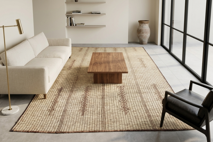 Tuareg Rug 6.7x10 ft Handwoven Mat